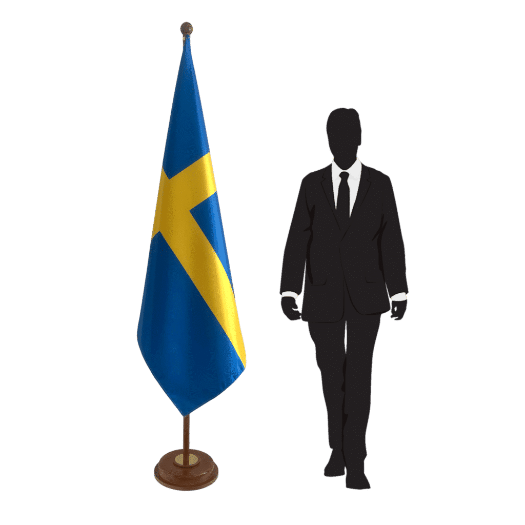 vlaggenvoet zweden