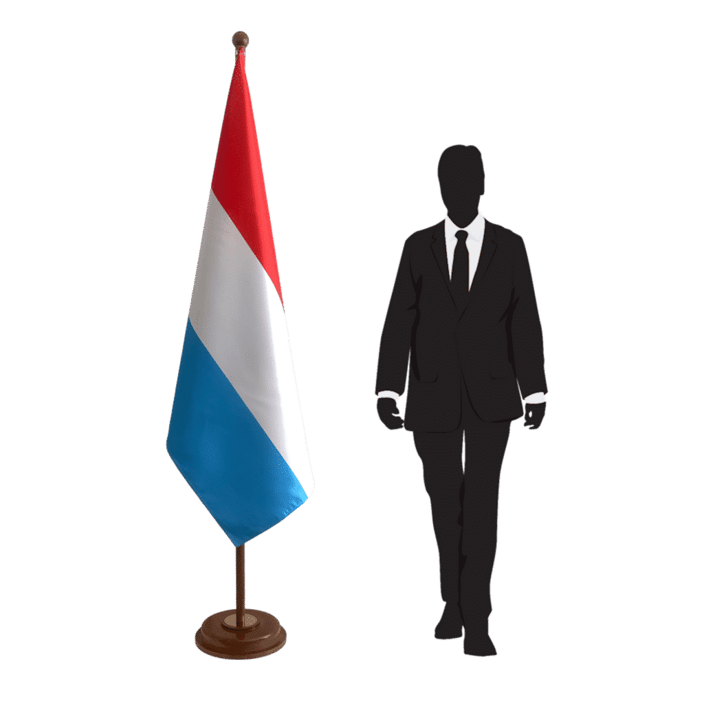 Luxemburg vlaggenvoet