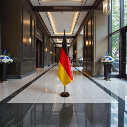 socle drapeau allemagne