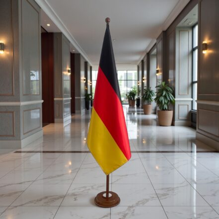 socle drapeau allemagne