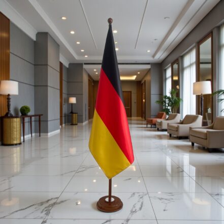 socle drapeau allemagne