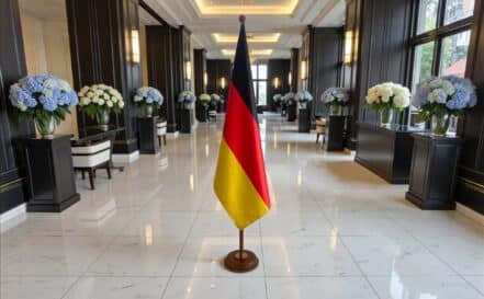 socle drapeau allemagne