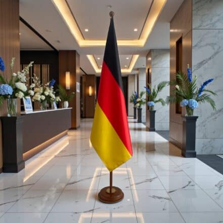 socle drapeau allemagne