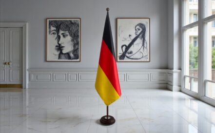 socle drapeau allemagne