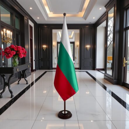 socle drapeau bulgarie