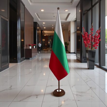 socle drapeau bulgarie