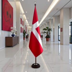 socle drapeau danemark