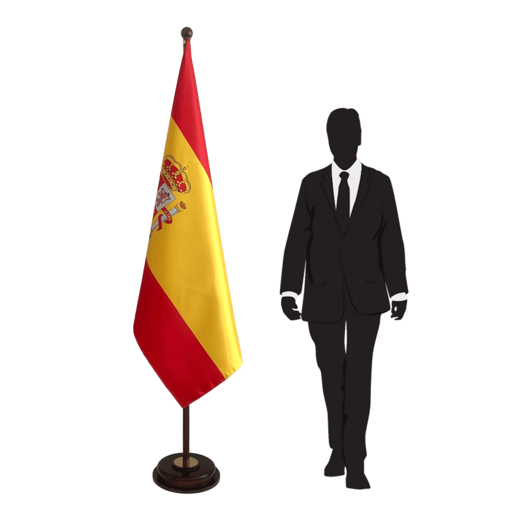 vlaggenvoet spanje