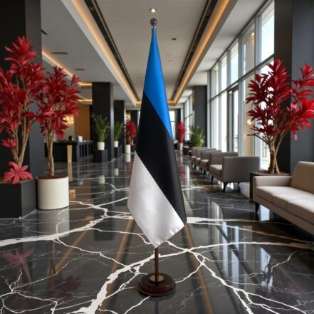 socle drapeau estonie