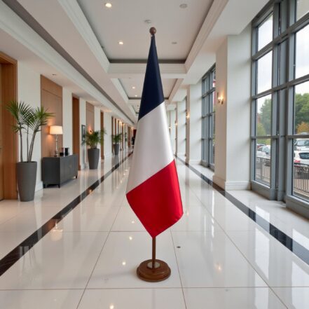 socle drapeau france