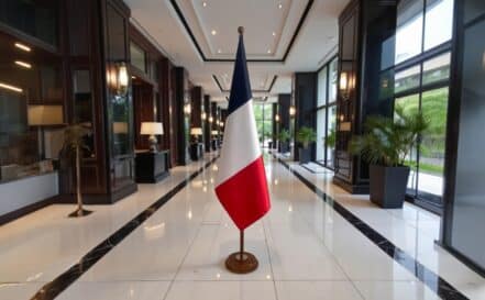 socle drapeau france