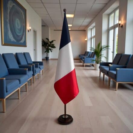 socle drapeau france