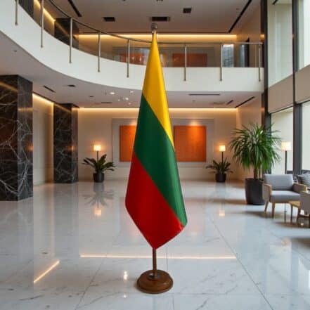 socle drapeau lituanie