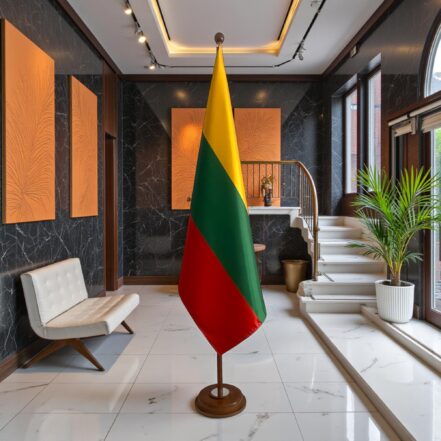 socle drapeau lituanie