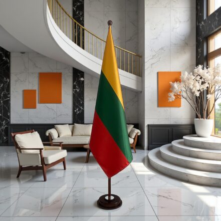 socle drapeau lituanie