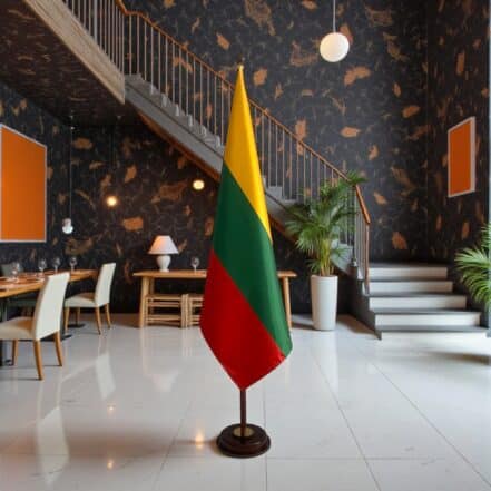 socle drapeau lituanie