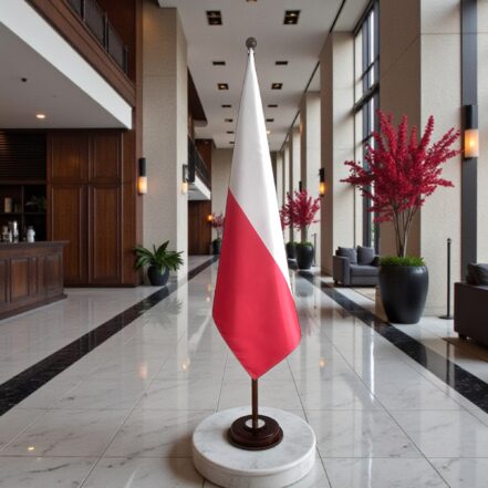 socle drapeau pologne