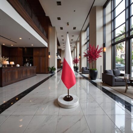 socle drapeau pologne