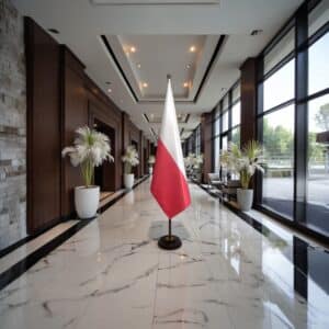 socle drapeau pologne