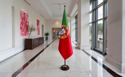 socle drapeau portugal