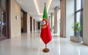 socle drapeau portugal