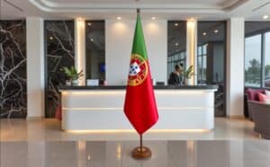 socle drapeau portugal