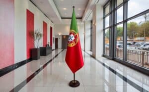 socle drapeau portugal