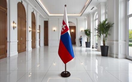 socle drapeau slovaquie