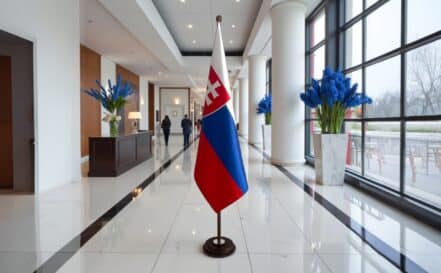 socle drapeau slovaquie