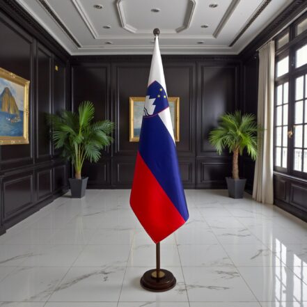 socle drapeau slovenie