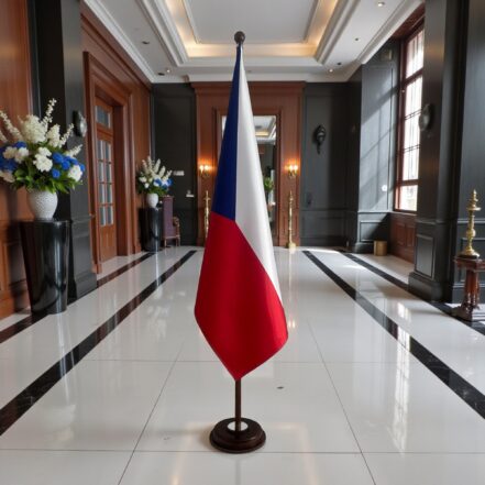 socle drapeau tchequie