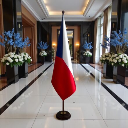 socle drapeau tchequie