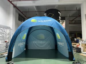 tente gonflable publicitaire