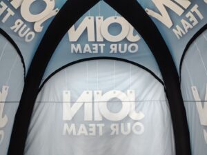 tente gonflable publicitaire