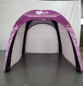 tente gonflable publicitaire