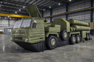 leurre militaire gonflable