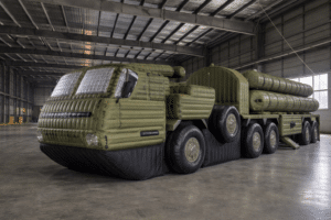 leurre militaire gonflable